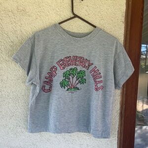 CROP TOP AND T-SHIRT